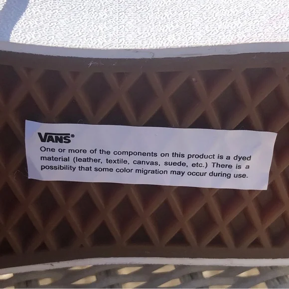 VANS WARD  NWOB BURGUNDY MAROON AND WHITE PLAID SUEDE SNEAKERS - Picture 6 of 7